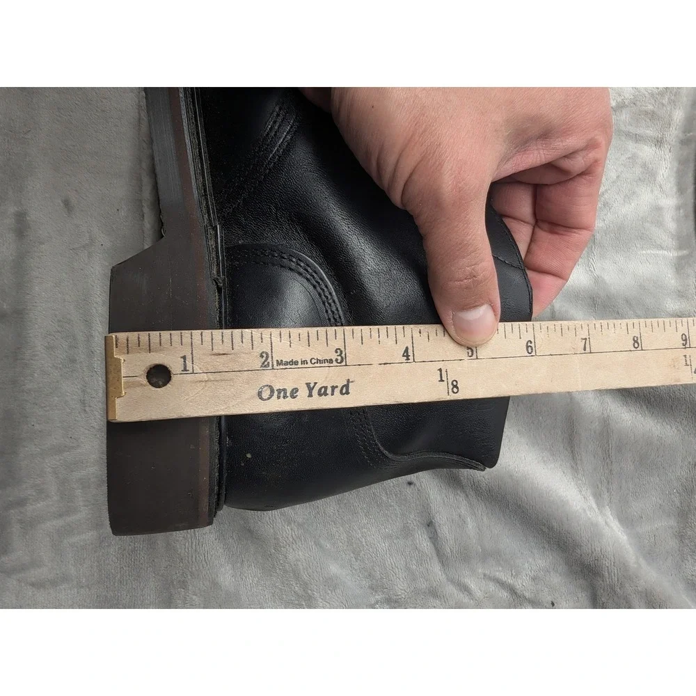 Biltrite Work Boot Men 10US 8UK? BLK Leather Safety Toe Military Combat READ NWD
